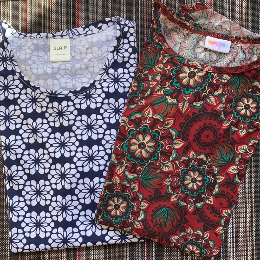 2 Large Summer Tees for only $14 - Brand New